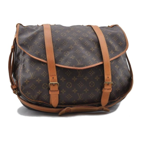 Auth Louis Vuitton Saumur 43 Shoulder #44953L42 - Picture 1 of 12